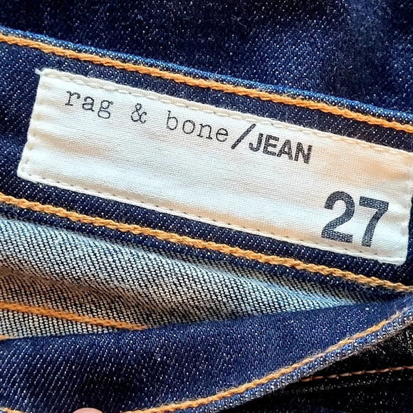 Rag & Bone Dre Raw Hem Boyfriend Denim Jeans in Yesler Wash 27 - Picture 8 of 11